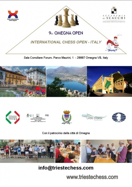 9° OMEGNA OPEN, 08-10.08.2025 - Swiss CHess Tour
